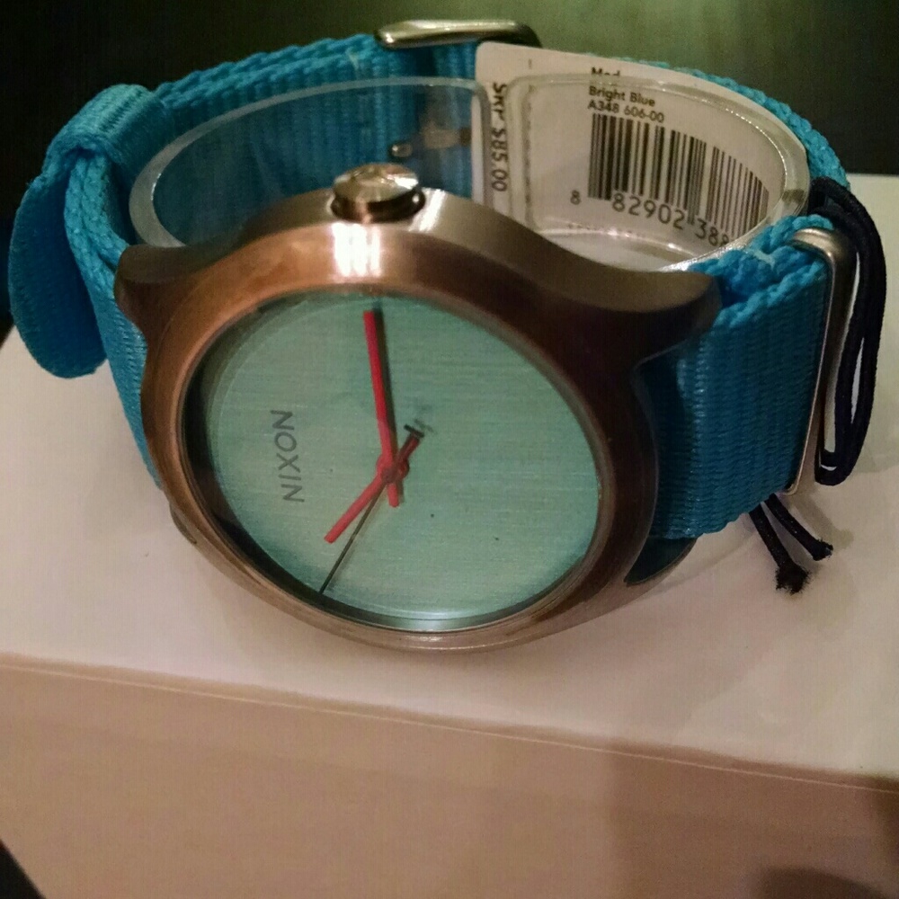 Nixon A348 Blue Mod Women's Watch-NEW